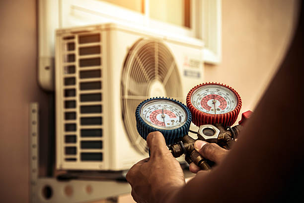 Professional Emergency Hvac technician working in Trexlertown, PA